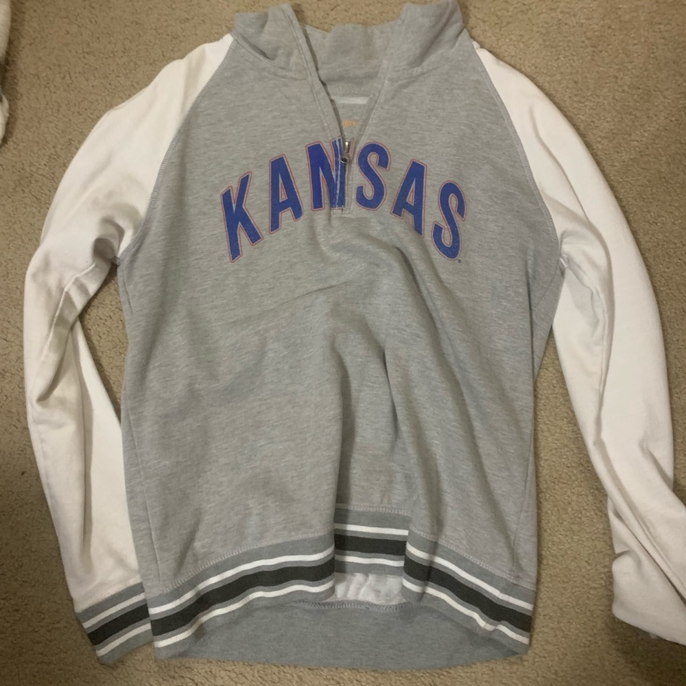 KU women’s sweatshirt